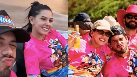 Zé Felipe e Ana Castela alimentam rumores de romance após foto de mãos dadas em passeio